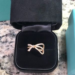 Jewelry | Tiffany Co Diamond Bow Ring 